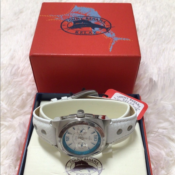 NWT Ladies Tommy Bahama White Watch